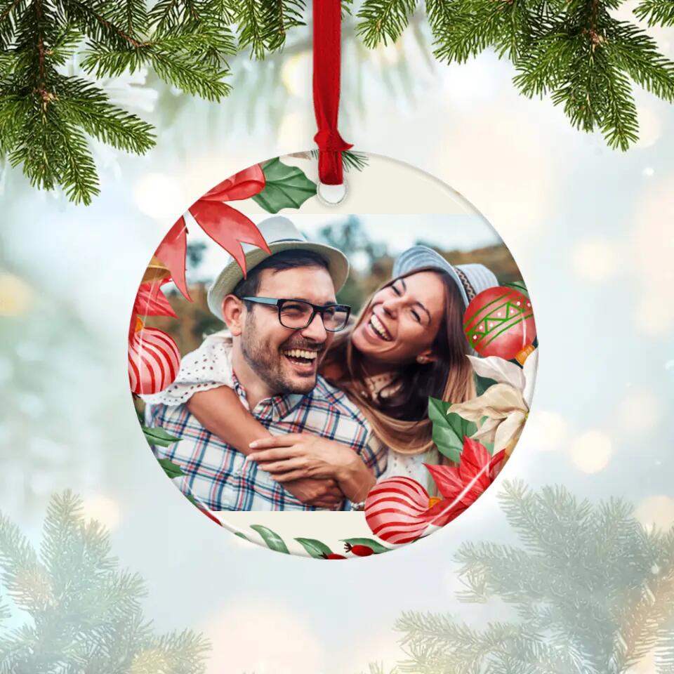Celebrating Christmas Together Personalized Christmas Ornaments Gift For Couple