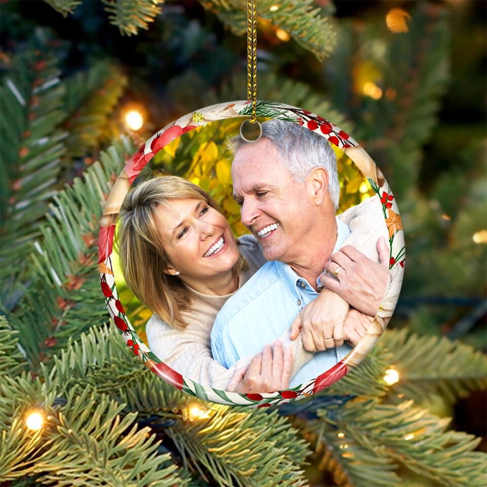 Celebrating Christmas Together Personalized Christmas Ornaments Gift For Couple