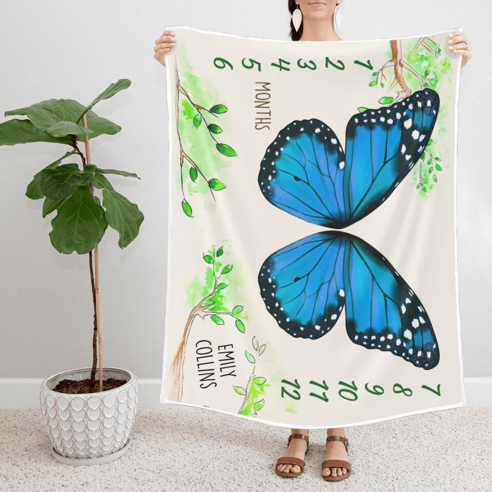 Butterfly Wings Baby Shower Decorations Blanket Gift For Baby