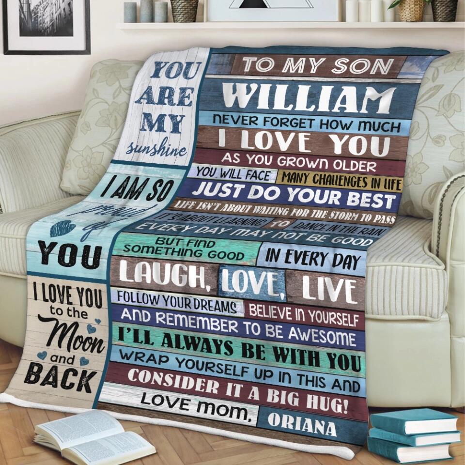 To My Son - Never Forget How Much I Love You - Graduation, Birthday Gift from Parents to Adult Son