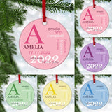 Personalized Color Photo Ornament for Baby First Christmas - Best Gift for Your Baby on Christmas Tree, - 211IHNBNOR836