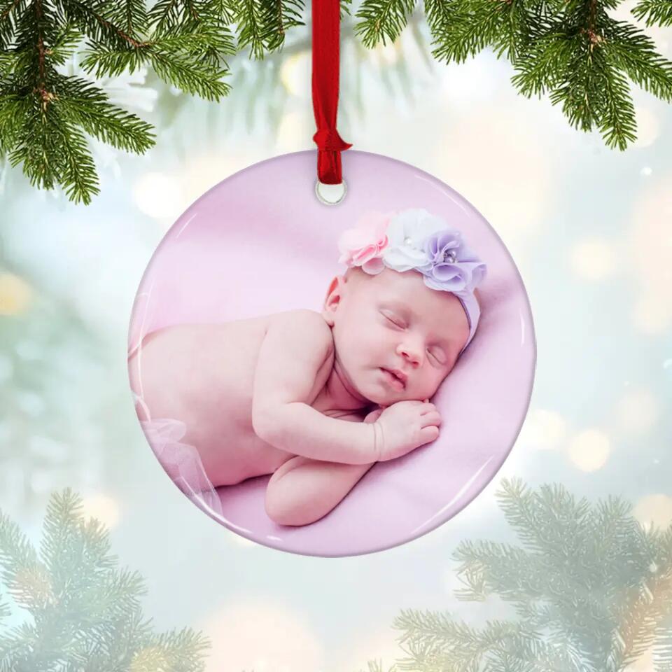 Baby 1st Christmas Ornament Custom Ornament Christmas Gift For Baby