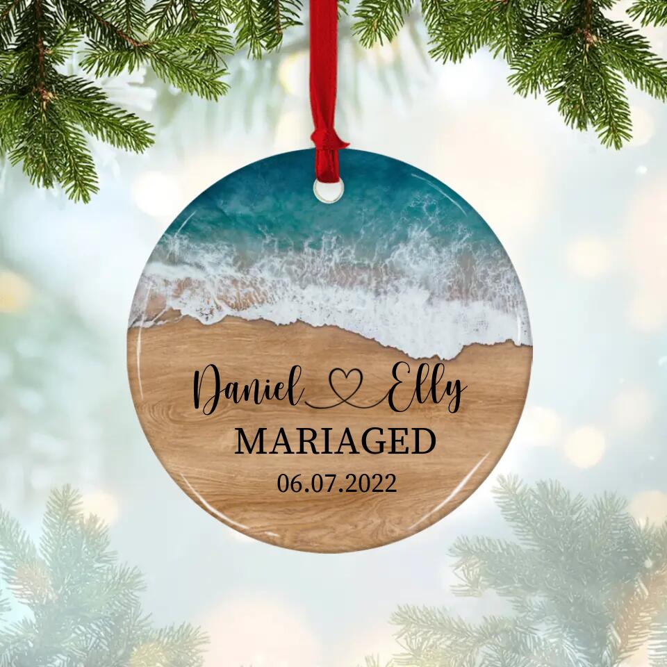 Anniversary Ornament Christmas Gift For Husband And Wife For Couples