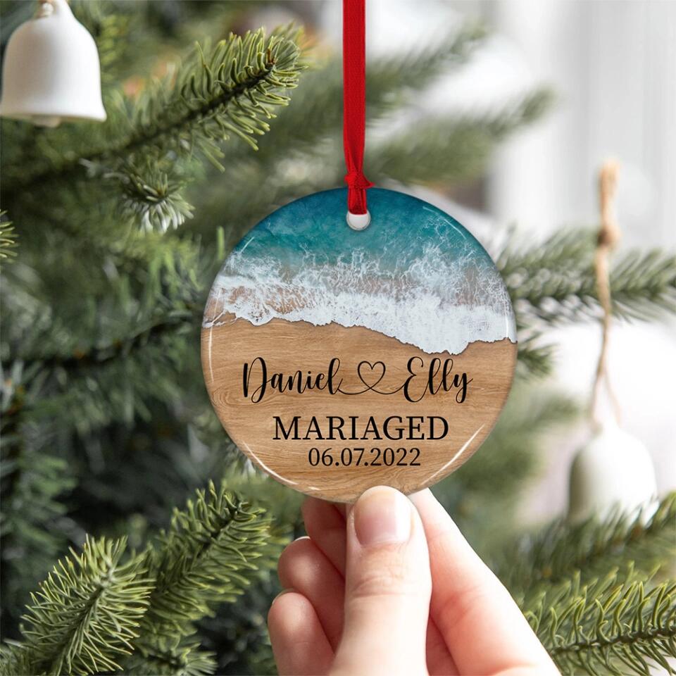 Anniversary Ornament Christmas Gift For Husband And Wife For Couples