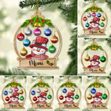 Personalized Number of Member Children Grandchildren - Transparent Acrylic Ornament - Best CHristmas Gift for Family - 211IHPBNOR343