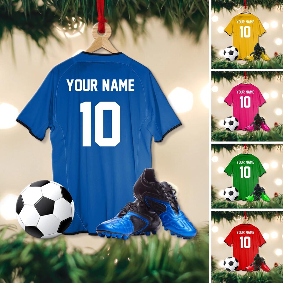 Football Uniform - Personalized Acrylic Ornament - Best Gift For Football Lover For Him On Christmas - 211ICNLNOR235