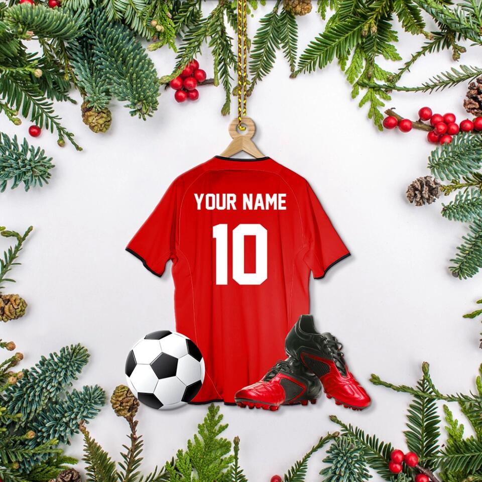 Football Uniform - Personalized Acrylic Ornament - Best Gift For Football Lover For Him On Christmas - 211ICNLNOR235