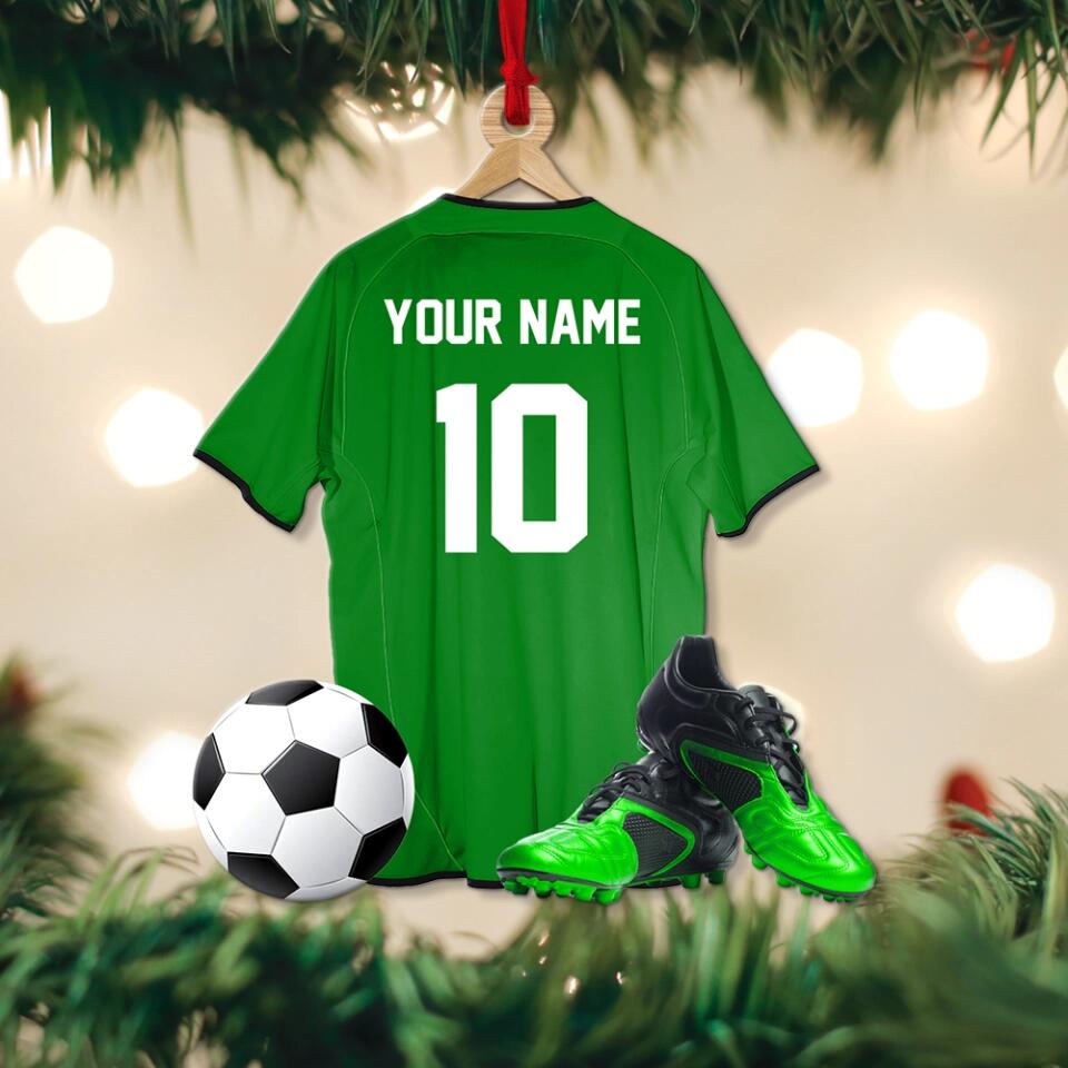 Football Uniform - Personalized Acrylic Ornament - Best Gift For Football Lover For Him On Christmas - 211ICNLNOR235