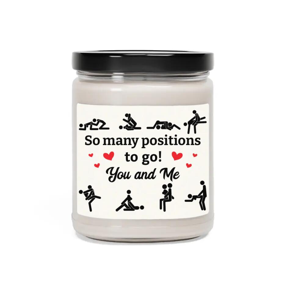 Sexy Time Scented Soy Candle - Funny Naughty Quote - Humor Dirty Jokes - Scented Candle - Best Christmas Gift for Couple - For Her Him - Anniversary Gifts - 211ICNNPSC125