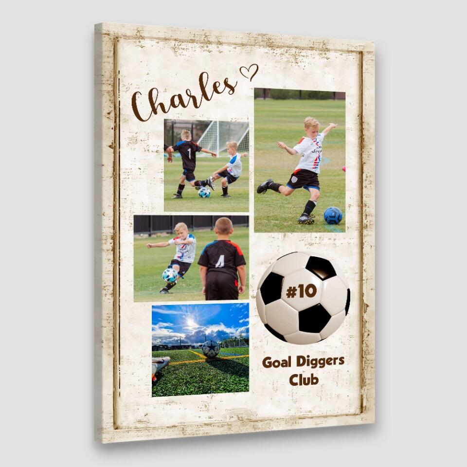 Goal Diggers Club Custom Canvas Poster Gift For Soccer Lovers