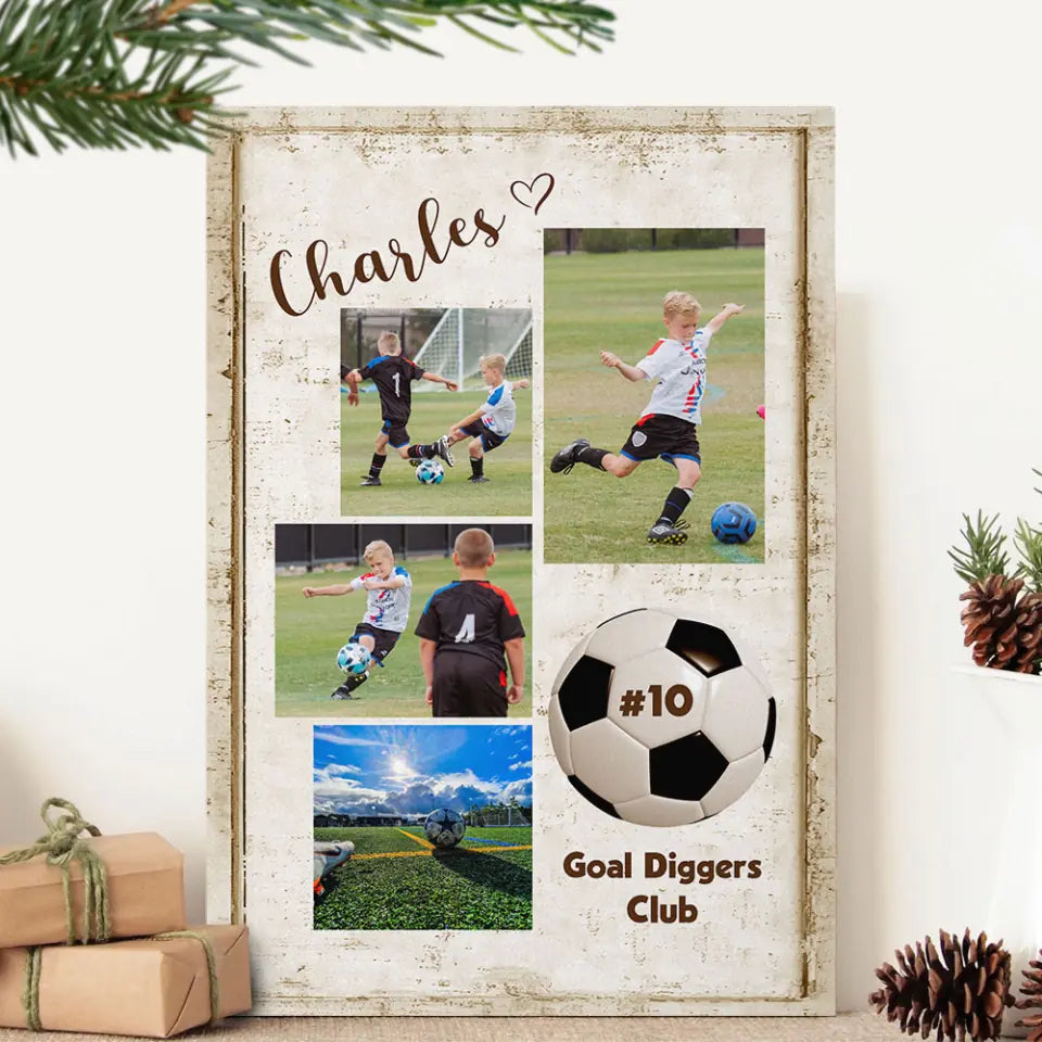 Goal Diggers Club Custom Canvas Poster Gift For Soccer Lovers