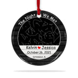 The Night We Met - Best Ornament Gift on Christmas for Couple, Husband and Wife/ For Him/ For Her - Anniversary Gift for Her/Him - 210IHNLNOR772