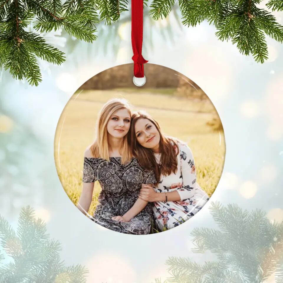 A Job Made Us Coworkers Custom Ornament