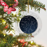 Starmap By Night - Best Anniversary Gift Ornament for Christmas - Decor Christmas Tree - 210IHNLNOR773