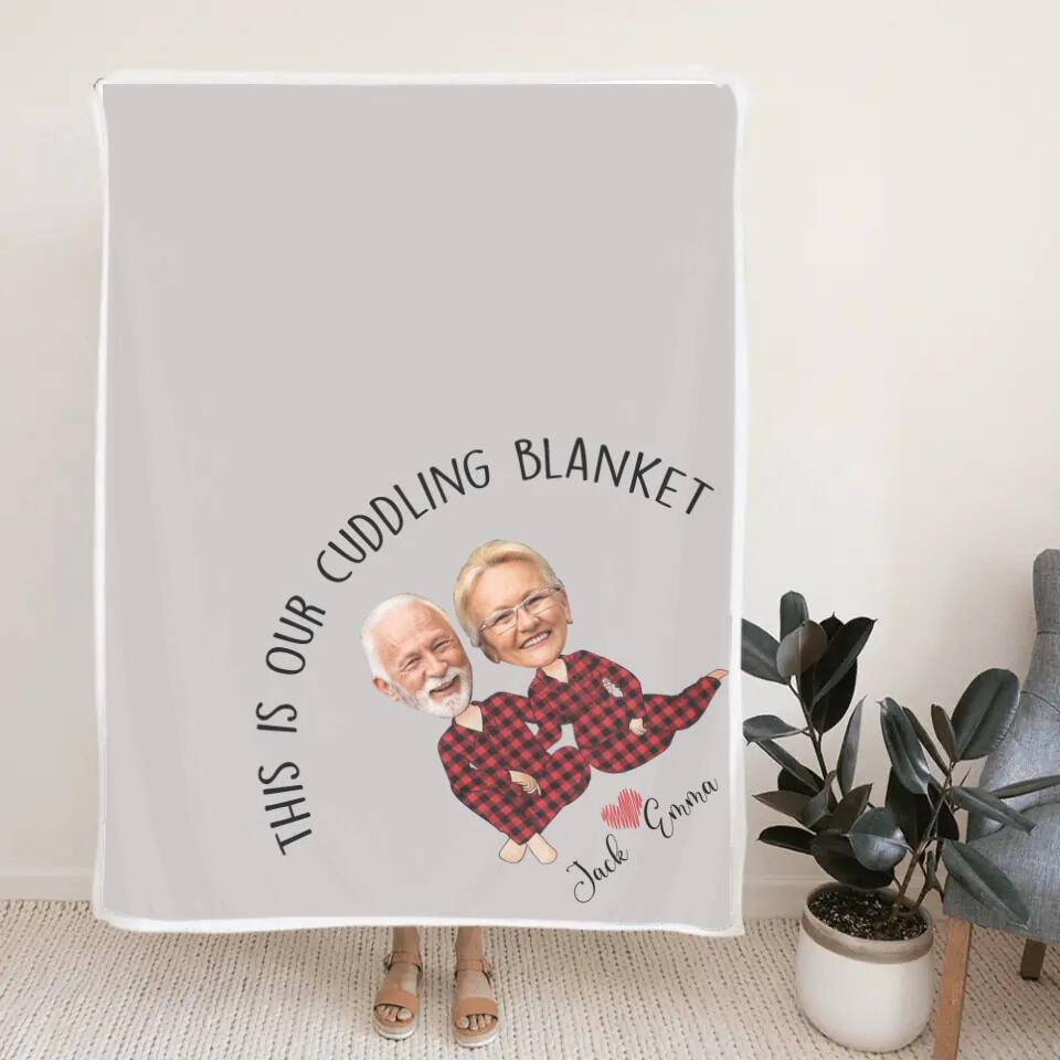 This Is Our Cuddling Blanket Custom Blanket Anniversary Gift For Couples