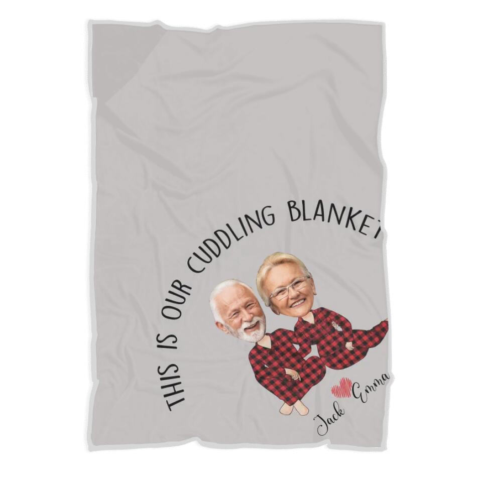 This Is Our Cuddling Blanket Custom Blanket Anniversary Gift For Couples