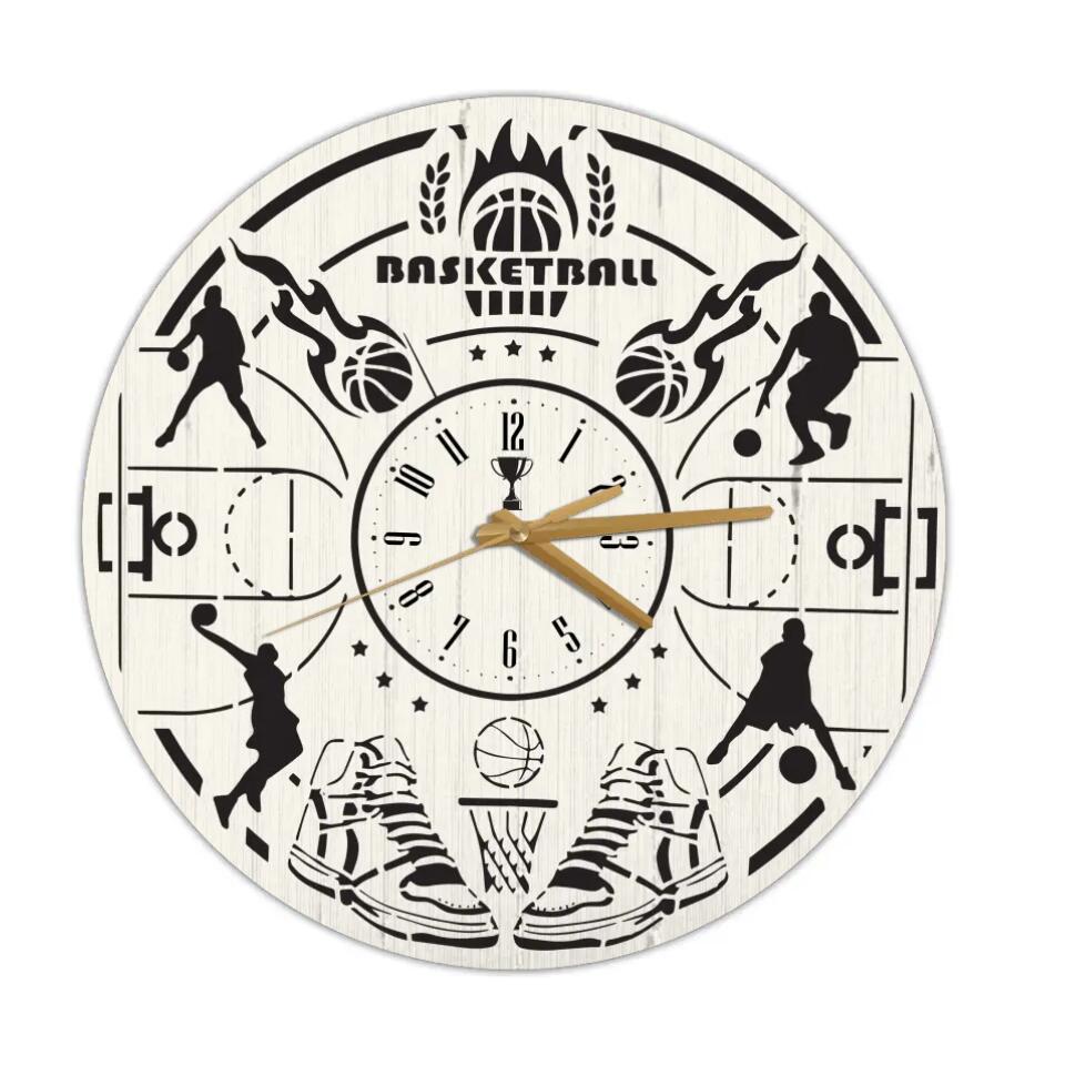 Basketball Wall Clock Gifts For Baseball Lovers