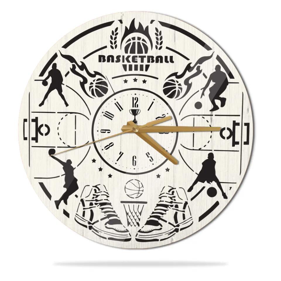 Basketball Wall Clock Gifts For Baseball Lovers
