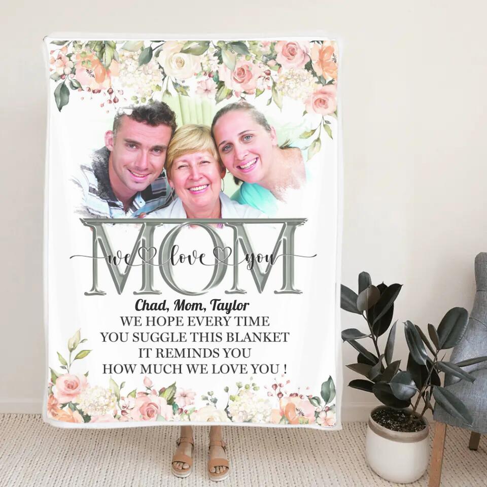 This Blanket Reminds You How Much We Love You - Personalized Blanket Birthday Mothers Day - Gift For Mom, Mother, Mama - 212IHNBNBL907
