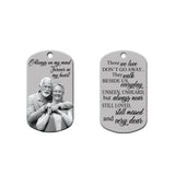 Those We Love Don't Go Away They Walk Beside Us Everyday Always in My Mind Forever in My Heart - Custom Shape Acrylic Ornament - Personalized Photo - Memorial Gift for Her Him - 212ICNVSOR341