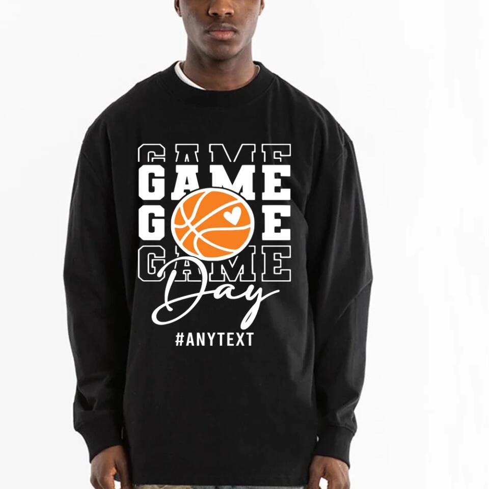 Gameday Basketball - Sweatshirt - Hoodie - Basketball Mom Shirt - Basketball shirt for Women Men - Gameday Shirt - for Sport Lover - 212ICNVSSW391