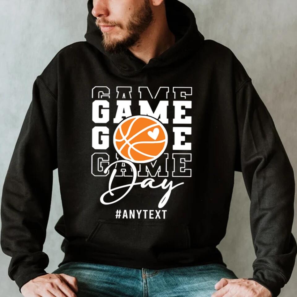 Gameday Basketball - Sweatshirt - Hoodie - Basketball Mom Shirt - Basketball shirt for Women Men - Gameday Shirt - for Sport Lover - 212ICNVSSW391