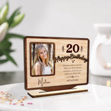 Happy Birthday Behind You All Your Memories - Personalized Custom Shape Wooden Plaque - Best Gift for Daughter Friends Mom - 212IHPLNWP666
