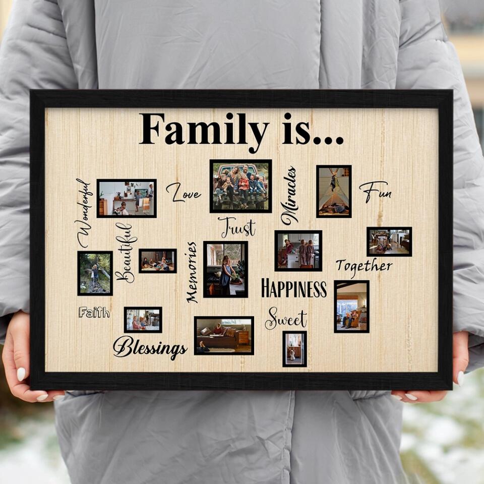 What Does Family Mean To You Custom Canvas Poster Anniversary Gift For Parents