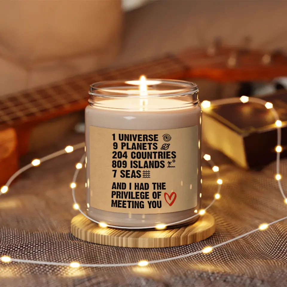 You&#39;re Stuck With Me and No Refund Personalized Candle