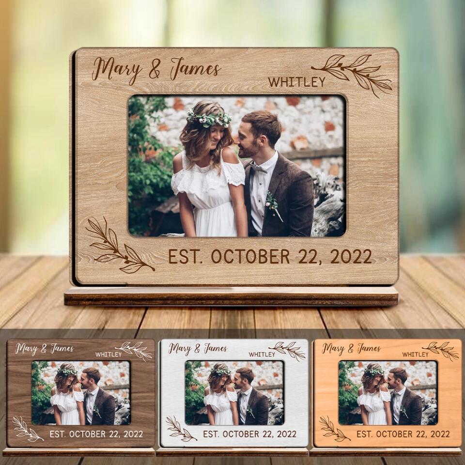 Special Home Decor Couple Goals - Personalized Upload Photo Choose The Background Wooden Plaque - Best Gift For Couple For Him/Her On Anniversary - 212IHPNPWP675