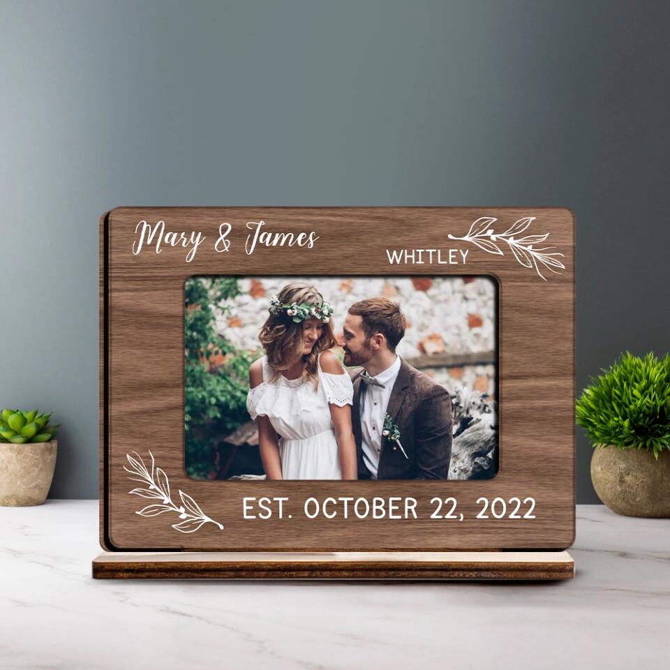 Special Home Decor Couple Goals - Personalized Upload Photo Choose The Background Wooden Plaque - Best Gift For Couple For Him/Her On Anniversary - 212IHPNPWP675