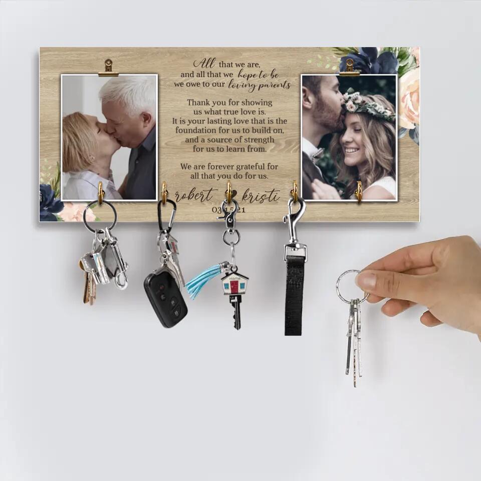 We Are Forever Grateful For All That You Do For Us Personalized Wooden Sign