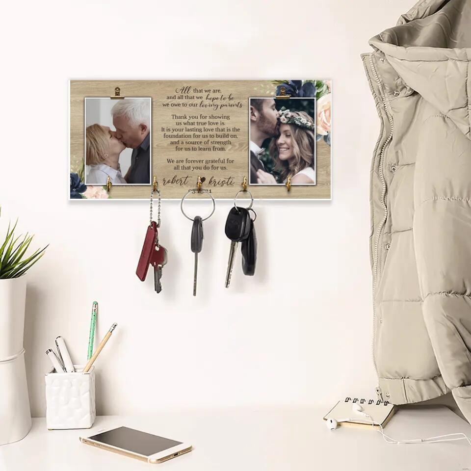 We Are Forever Grateful For All That You Do For Us Personalized Wooden Sign