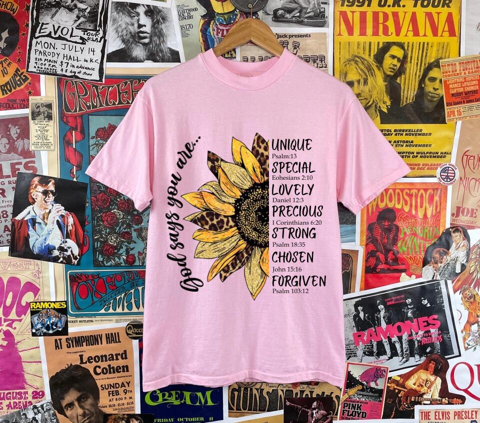 God Says You Are - Tshirt Sweater - Best Birthday Gifts for Him Her Daughter Son Grandma Mom - 301IHPVSSW135