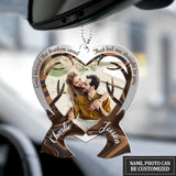 God Blessed The Broken Road That Led Me Straight To You - Personalized Car Ornament - Best Gift For Couple Him Her - 301IHPNPOR139