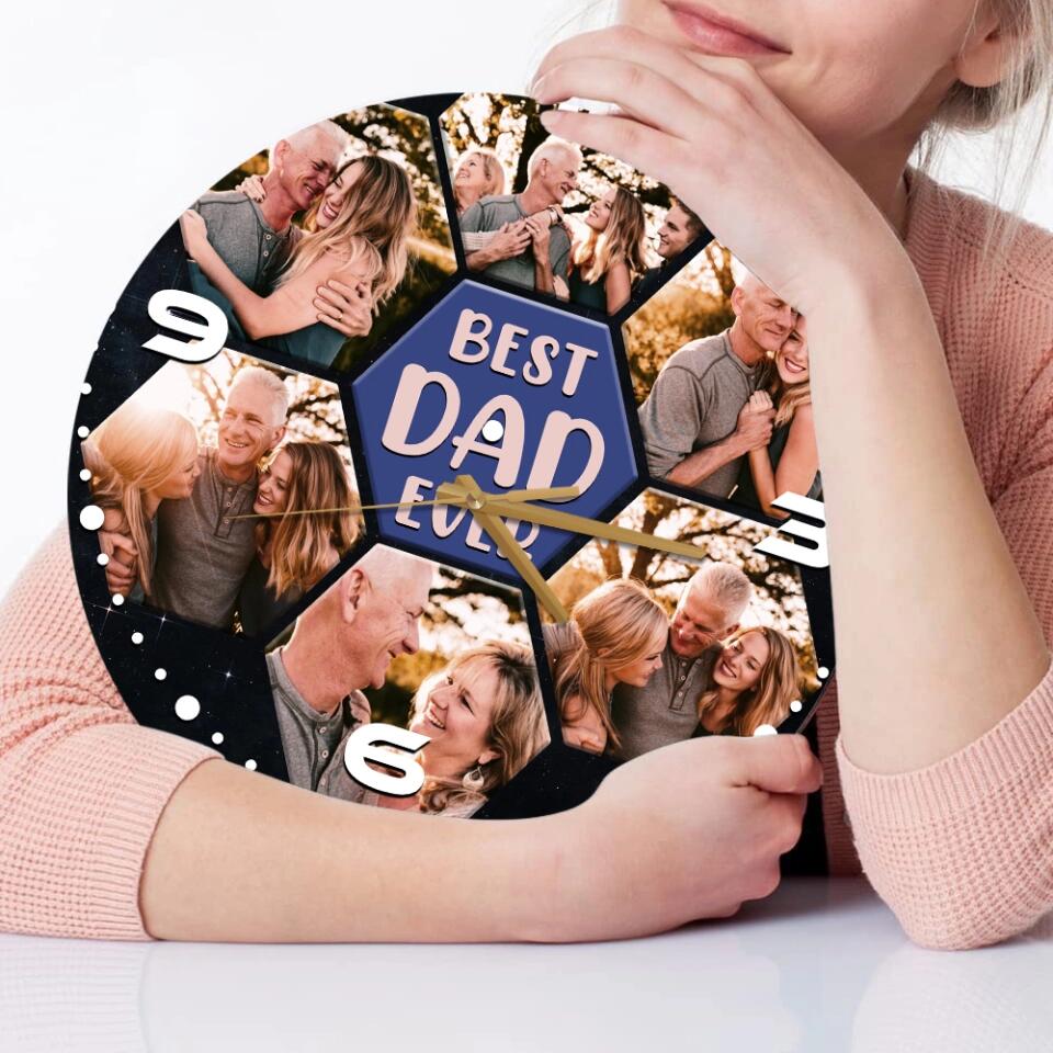 Best Mom Ever Best Dad Ever Custom Wall Clock Anniversary Gift For Parents