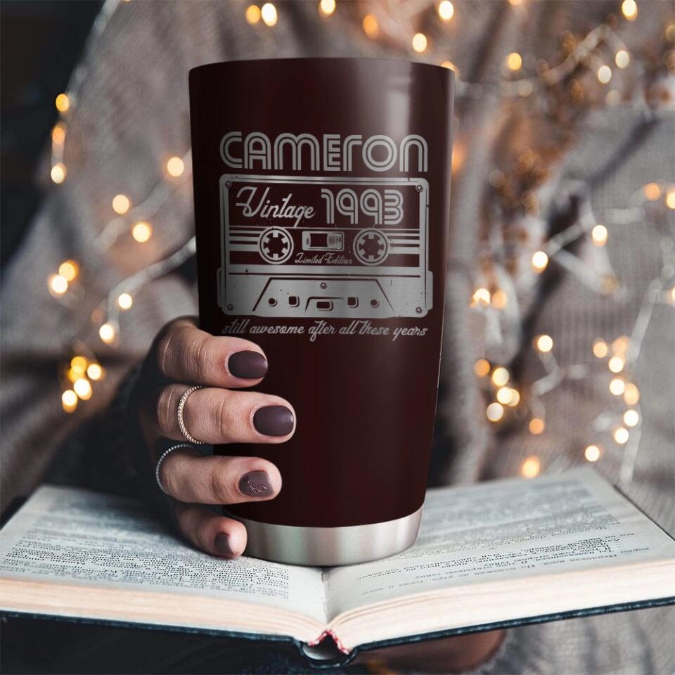 Vintage Limited Edition, Still Awesome After All These Years - Personalized Tumbler