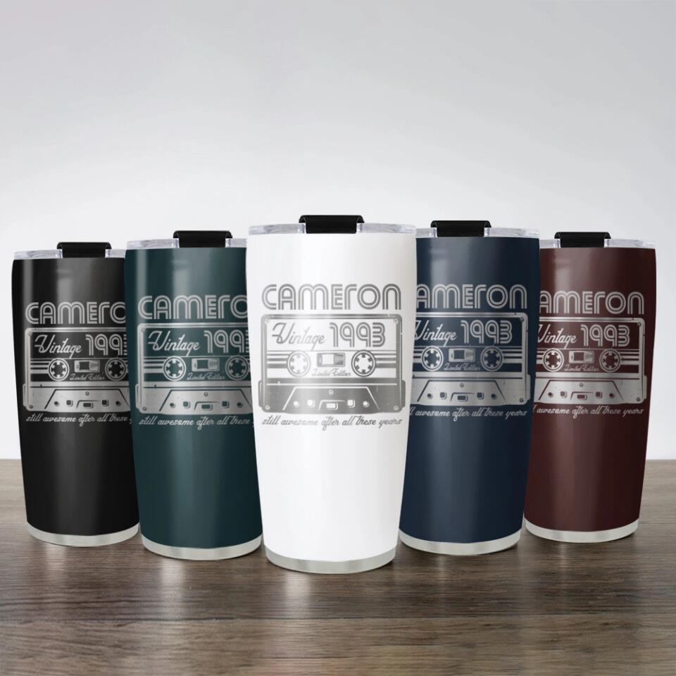 Vintage Limited Edition, Still Awesome After All These Years - Personalized Tumbler