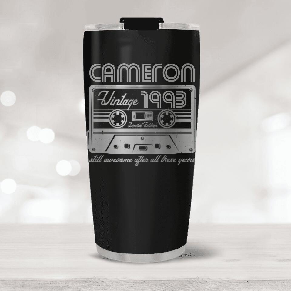 Vintage Limited Edition, Still Awesome After All These Years - Personalized Tumbler