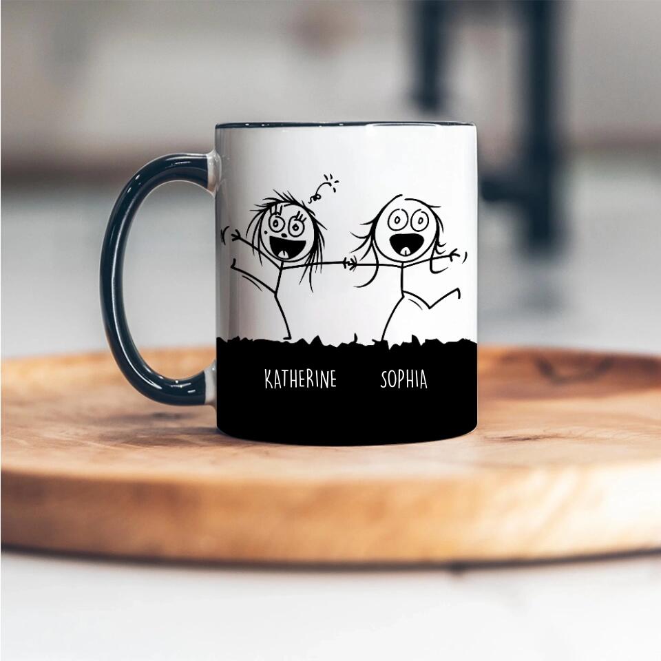 You Don't Have To Be Crazy To Be My Friend Mug - Gift for Friends