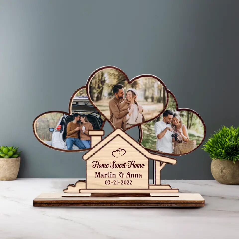 Home Sweet Home - Personalized Upload Photo Wooden/Acrylic Plaque