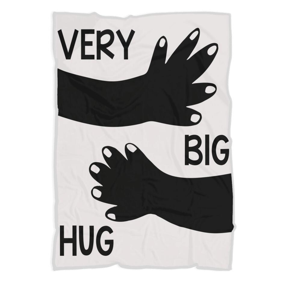 Very Big Hug - Special Blanket Virtual Hug - Sorry Gift For Him/Her - Best Cute Gift For Sweetheart