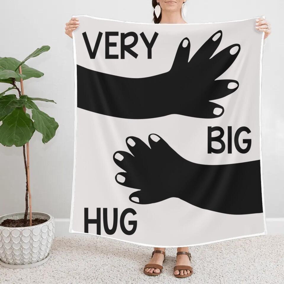 Very Big Hug - Special Blanket Virtual Hug - Sorry Gift For Him/Her - Best Cute Gift For Sweetheart