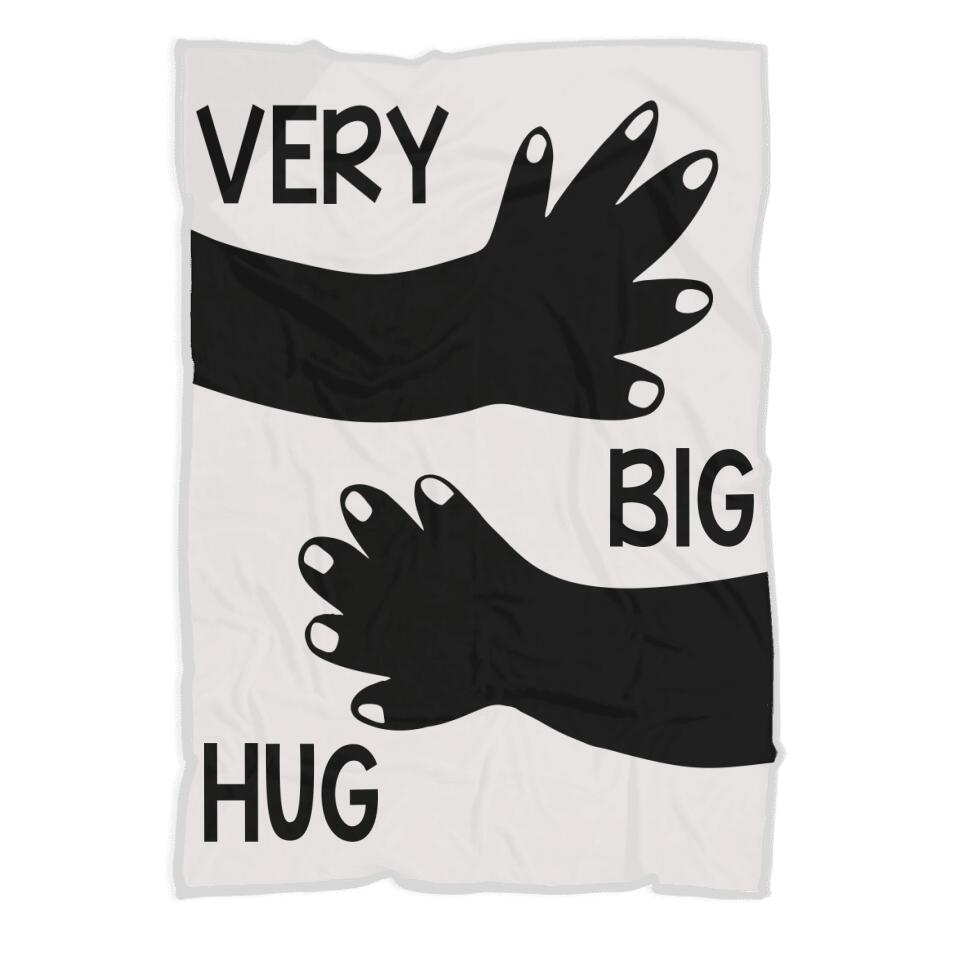 Very Big Hug - Special Blanket Virtual Hug - Sorry Gift For Him/Her - Best Cute Gift For Sweetheart