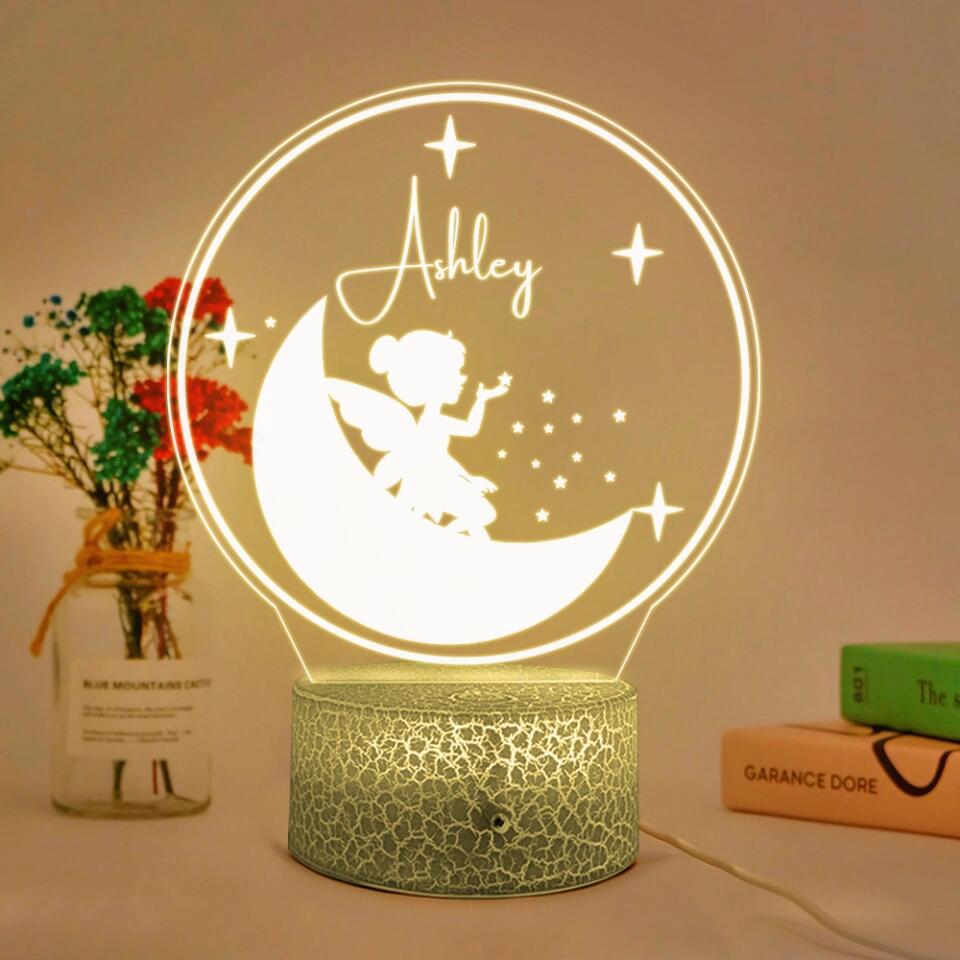 Custom Style And Name 3D Led Light - Beautiful Light For Kids For Children - Best Home Decor Cozy Room For Kids - 301IHPLNLL155