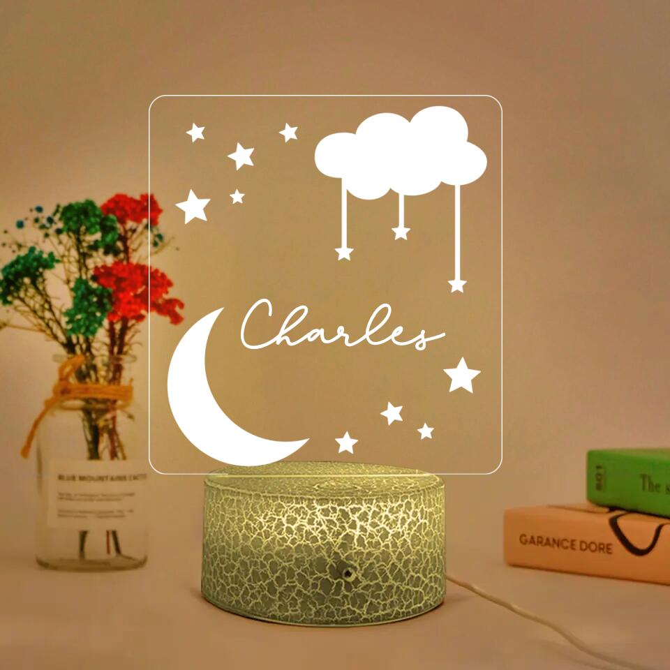 Custom Style And Name 3D Led Light - Beautiful Light For Kids For Children - Best Home Decor Cozy Room For Kids - 301IHPLNLL155