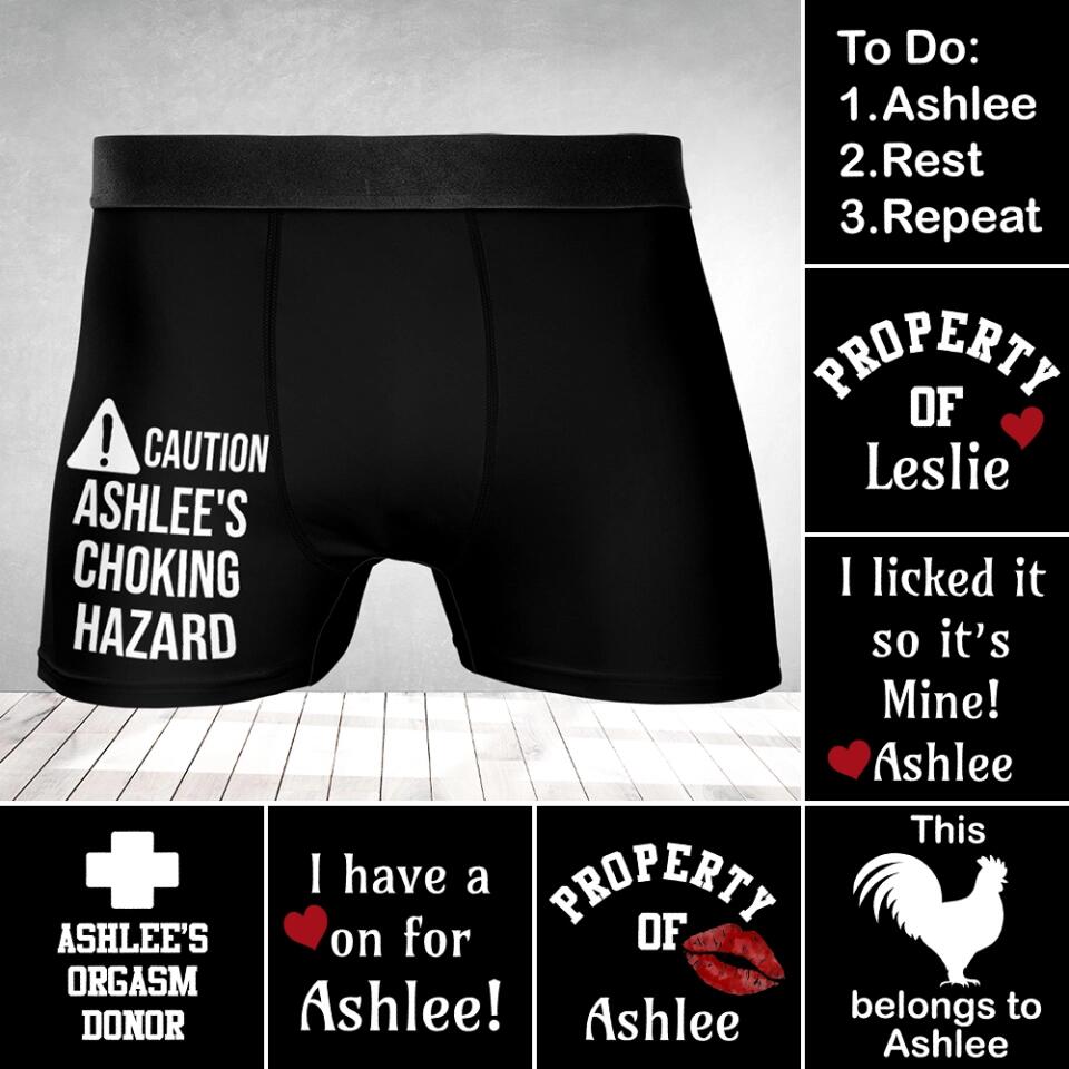 I Licked It So It's Mine - Personalized All-over Printed Boxer - Best Gift For Him/Boyfriend/Husband - Sexy Gifts - Funny Gift On Anniversary - 302IHPLNMB159
