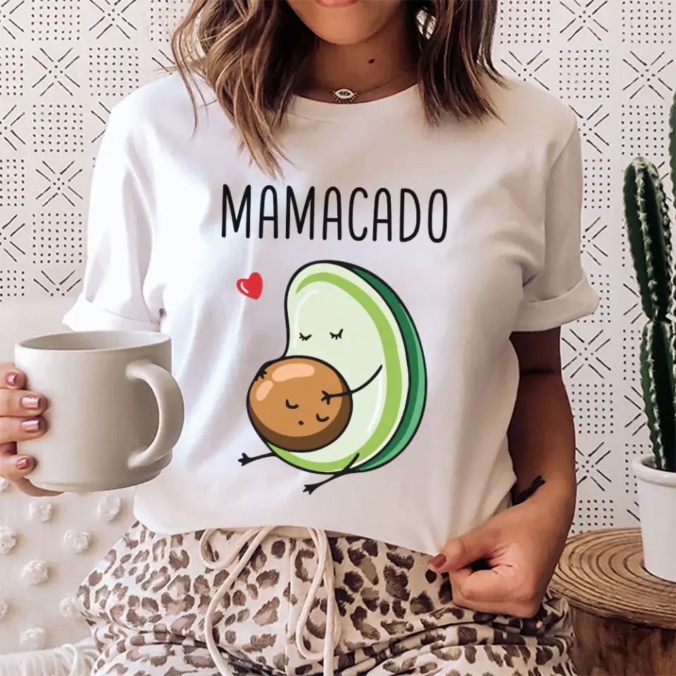 Mamacado - New Mom - Mom to be Gift - T-shirt - Special Gift For Pregnant Mom, Wife