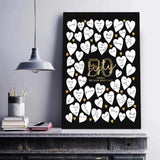 Write Your Own 40 50 60 70 80 90 Things We Love About You - Canvas Poster Wall Art - Best Gift For Family | 302IHPLNCA236