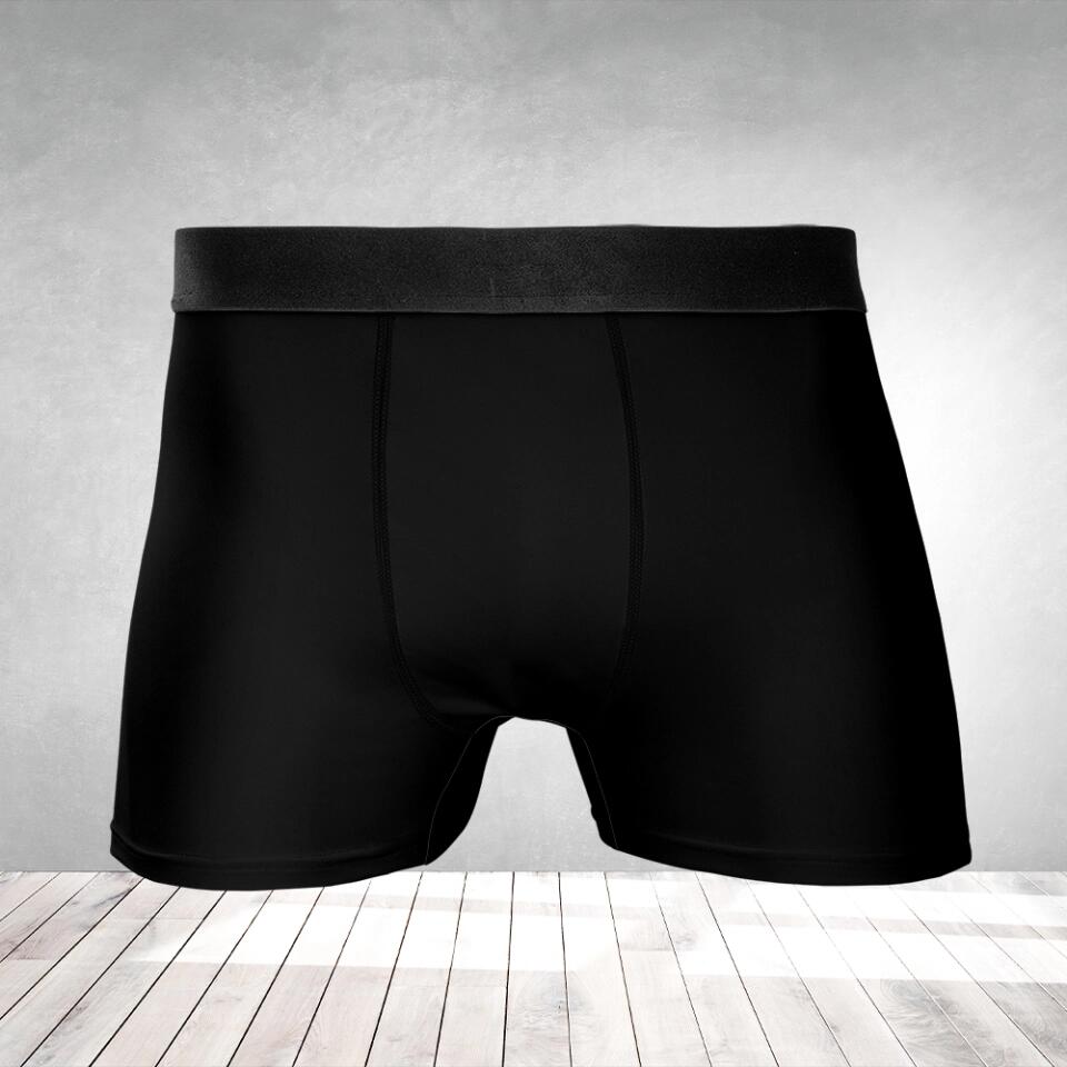 Personalized Face Photo With Hands On His Butt - CUSTOM FACE Men's BOXER SHORTS - Best Gift For Him Husband Boyfriend - 303IHPLNMB297